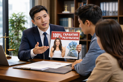 Законна ли реклама со 100% результатом в РК: Юрист Алматы