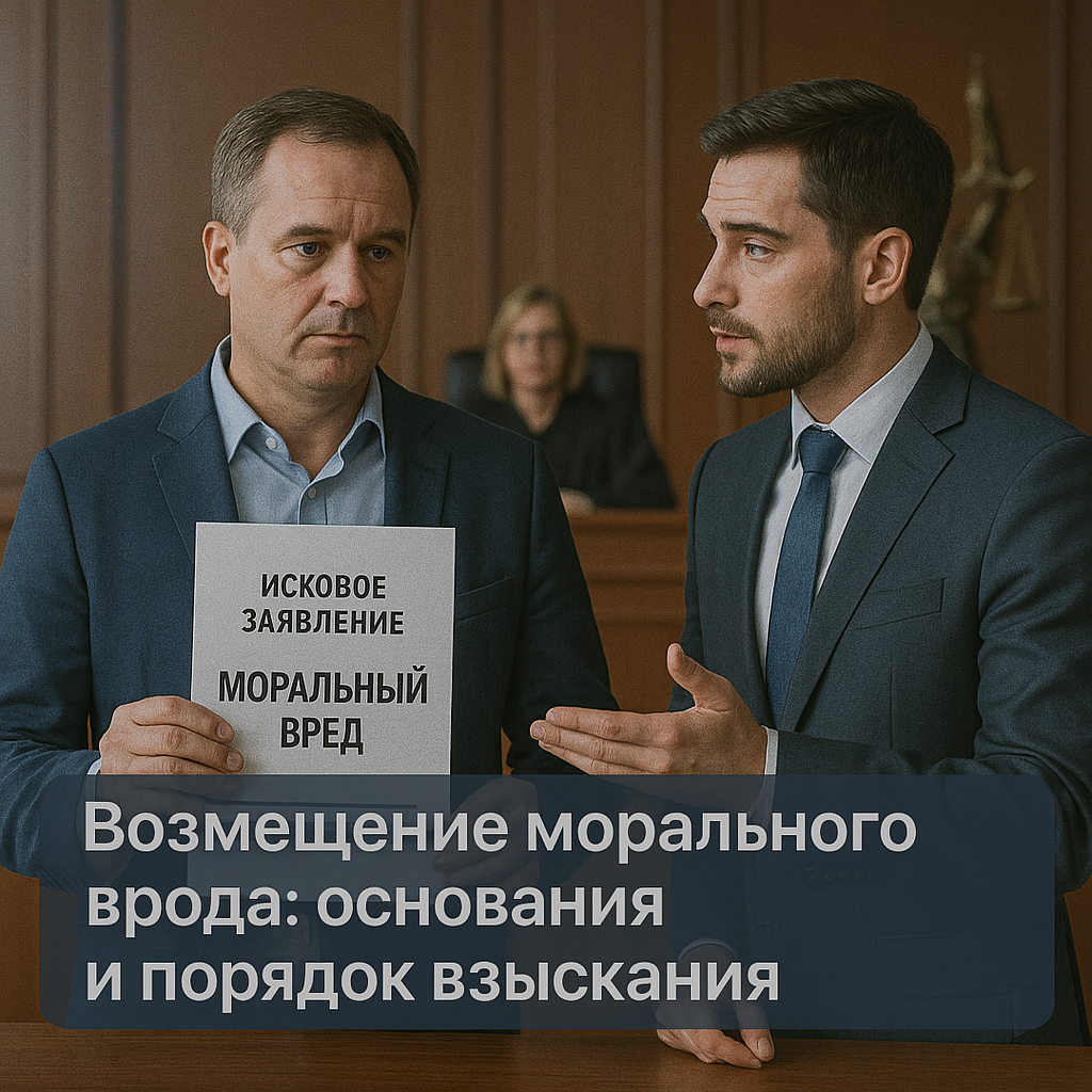 Возмещение морального вреда: основания и порядок взыскания