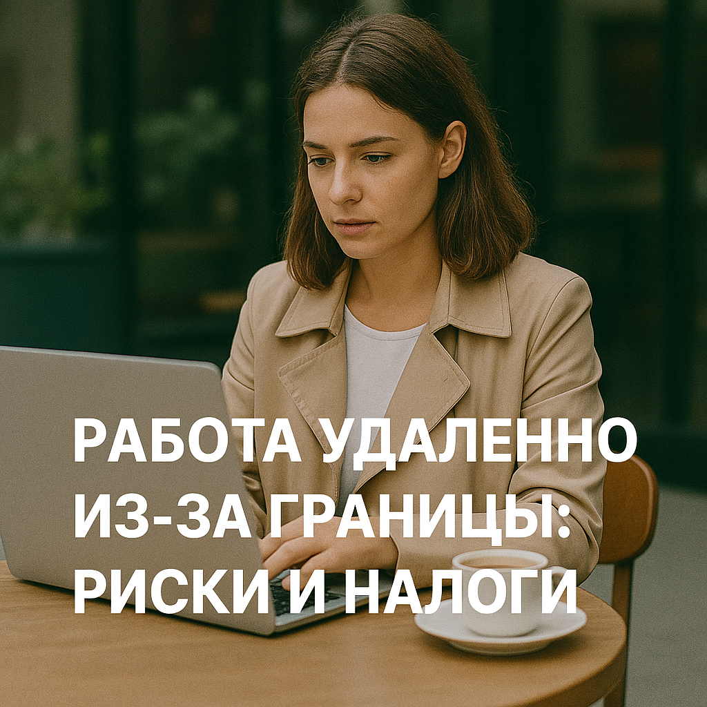 Работа удалённо из-за границы: риски и налоги