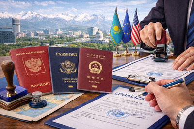 Легализация паспортов в Алматы: услуги адвоката в РК