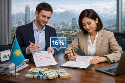 НДС 16% в 2026 в РК: влияние на договоры и закупки в Алматы