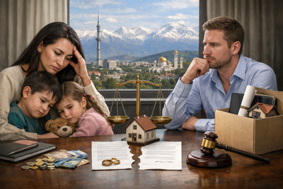 Развод с иностранцем в Алматы: дети и раздел имущества