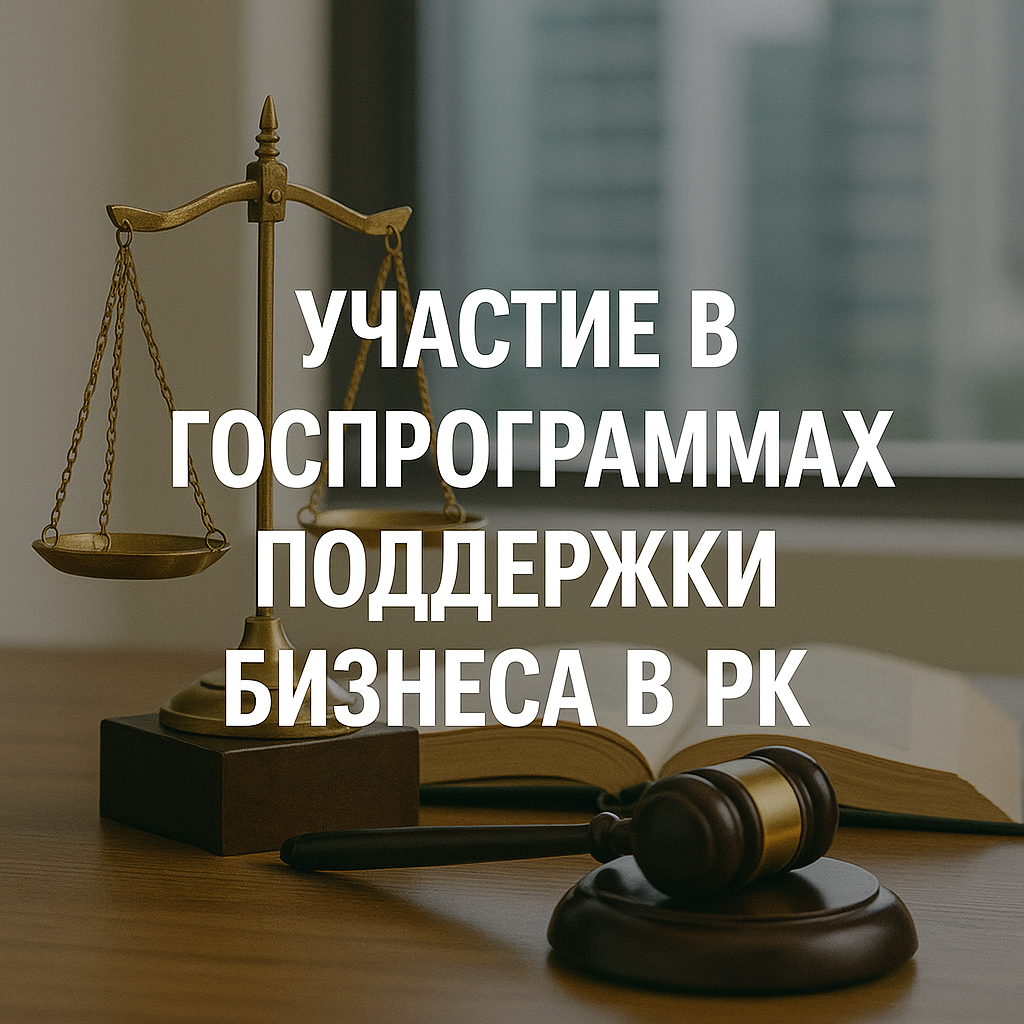 Господдержка бизнеса в РК: юридические условия и риски