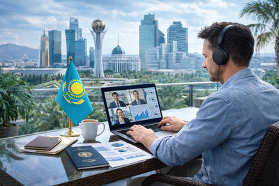 Работа иностранца на компанию РК из-за рубежа: закон 2026