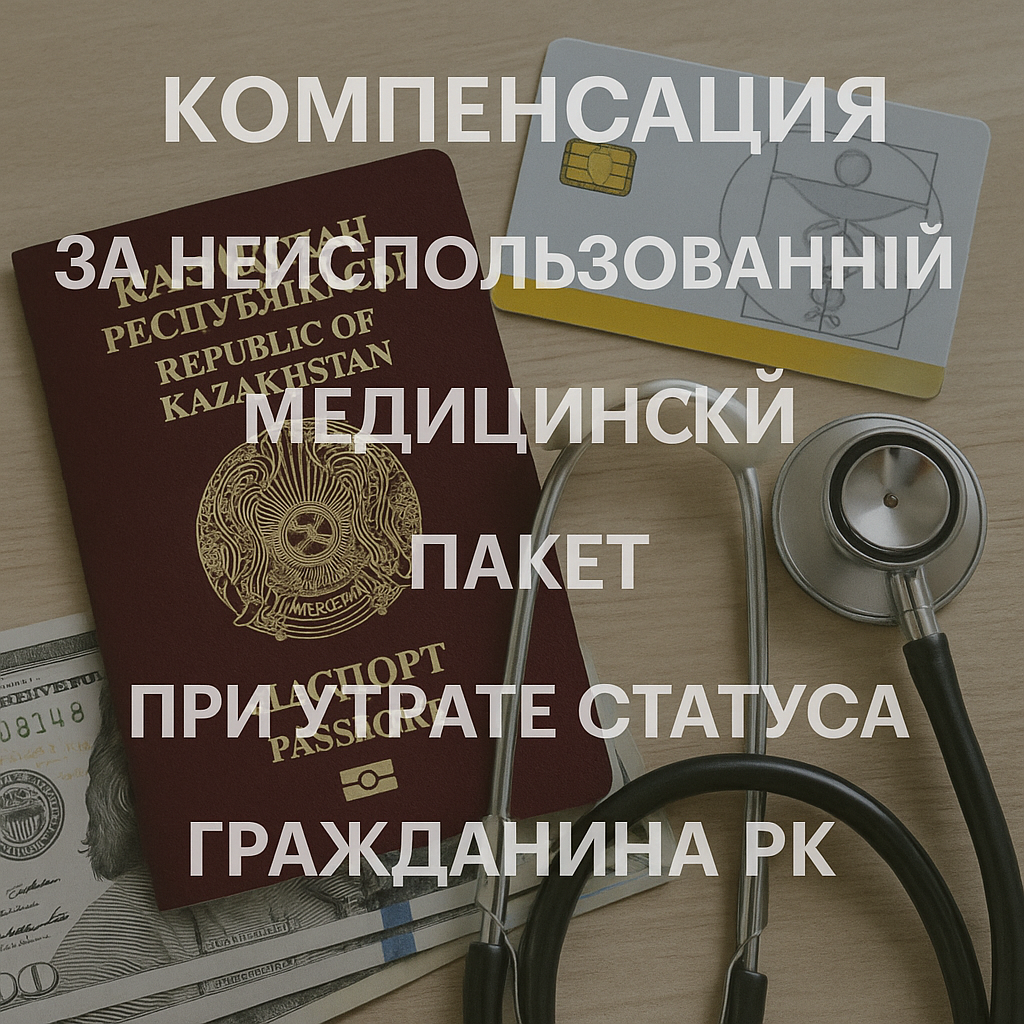 Компенсация за медпакет после утраты гражданства РК