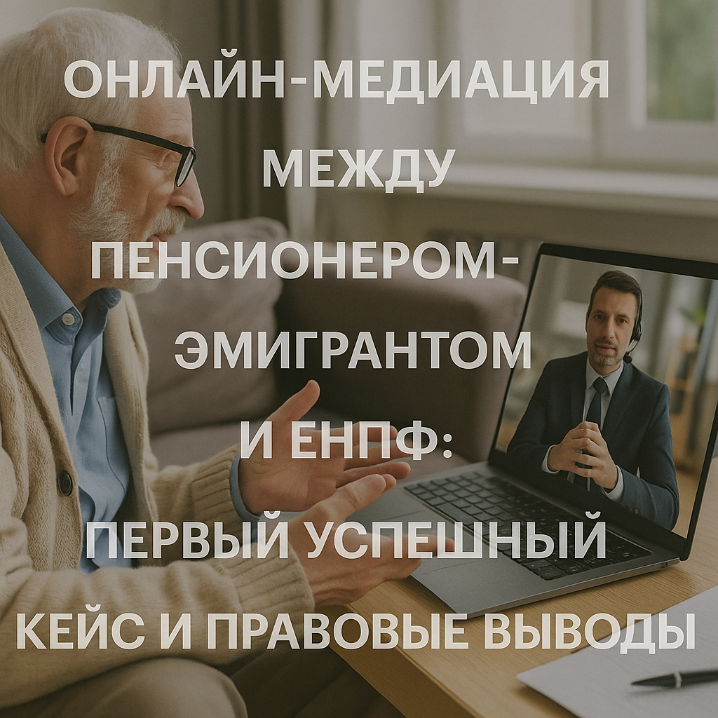 Онлайн-медиация пенсионера и ЕНПФ: успешный кейс