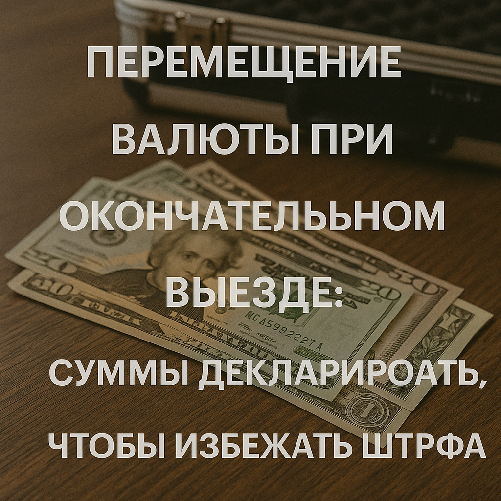 Правила вывоза валюты из РК при выезде на ПМЖ