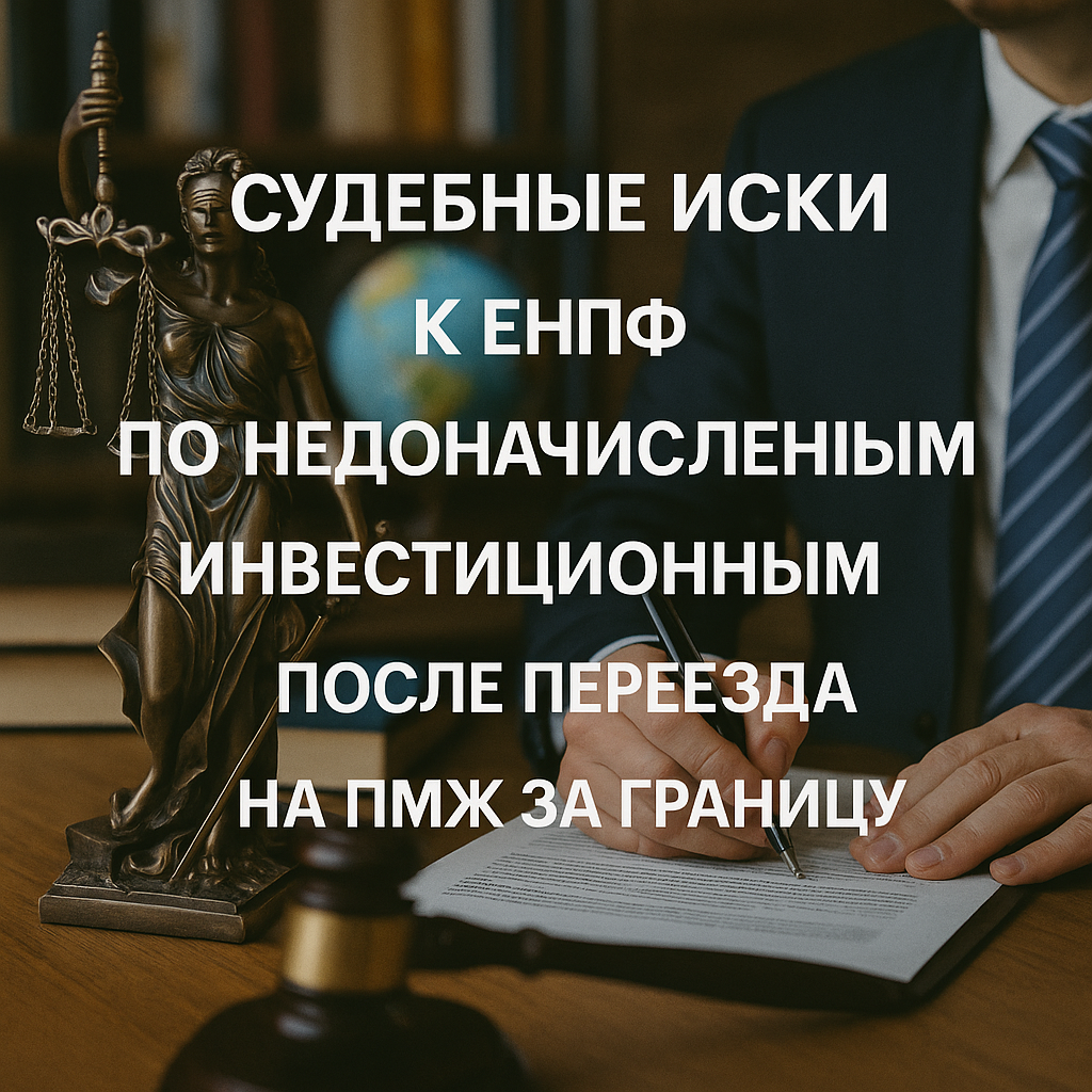 Иски к ЕНПФ за недоначисленные инвестиционные доходы после ПМЖ