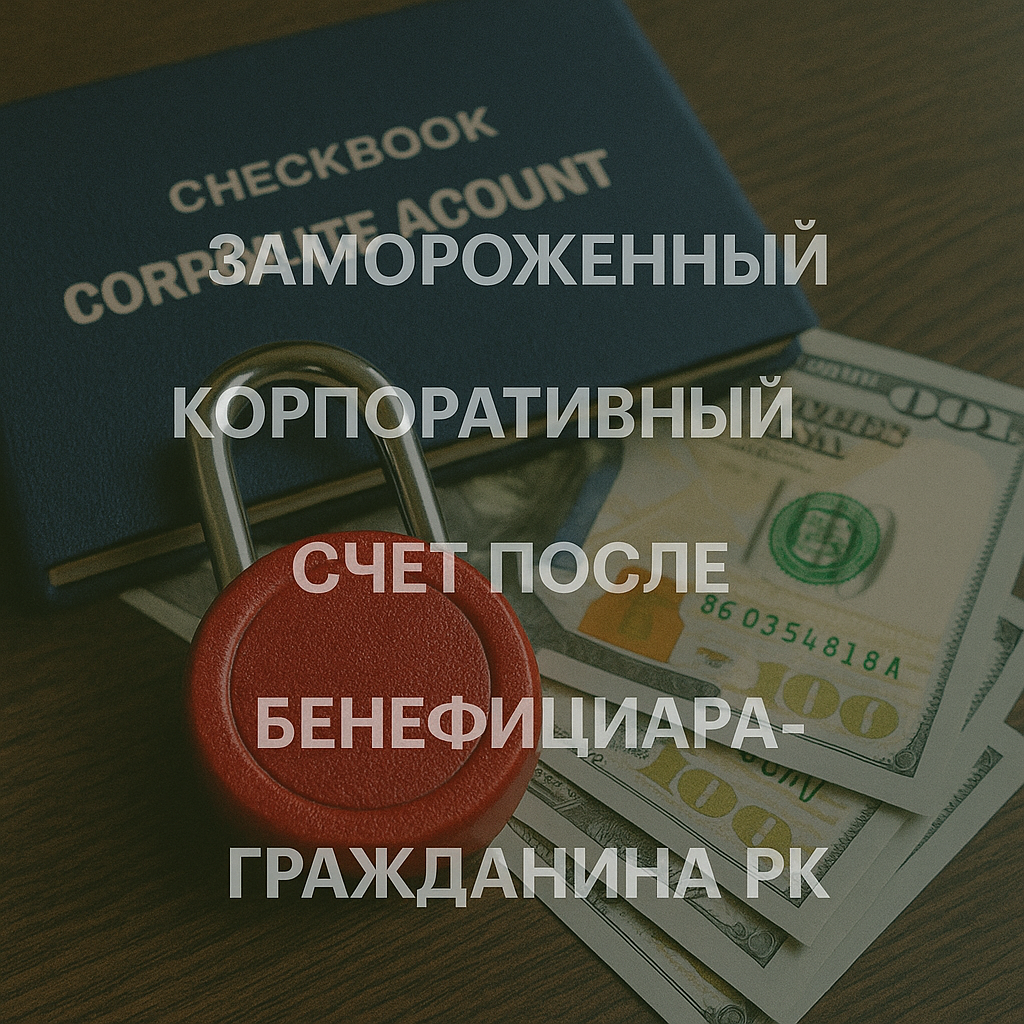 Заморозка счёта после смены бенефициара: как разблокировать