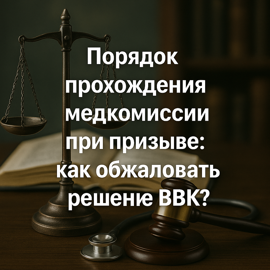 Медкомиссия при призыве в РК: обжалование решения ВВК