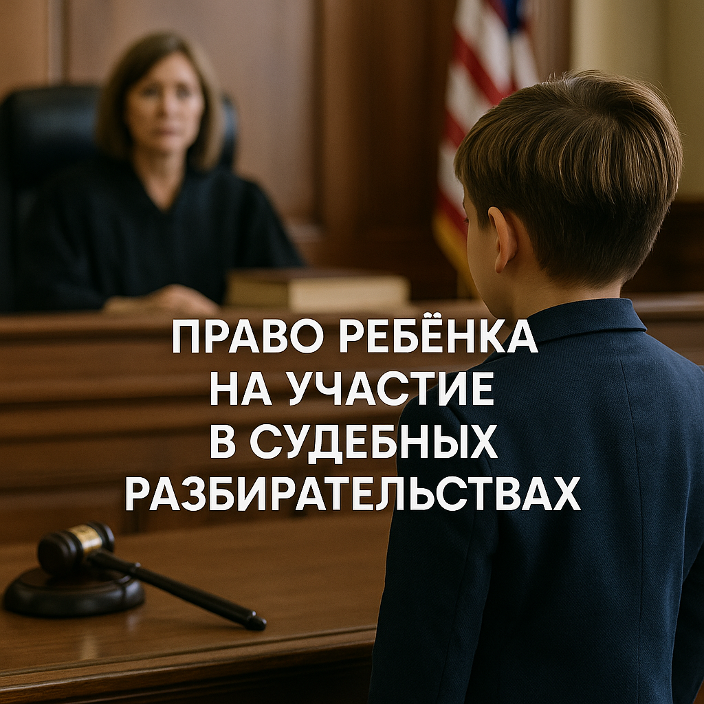 Право ребёнка на участие в суде в Казахстане