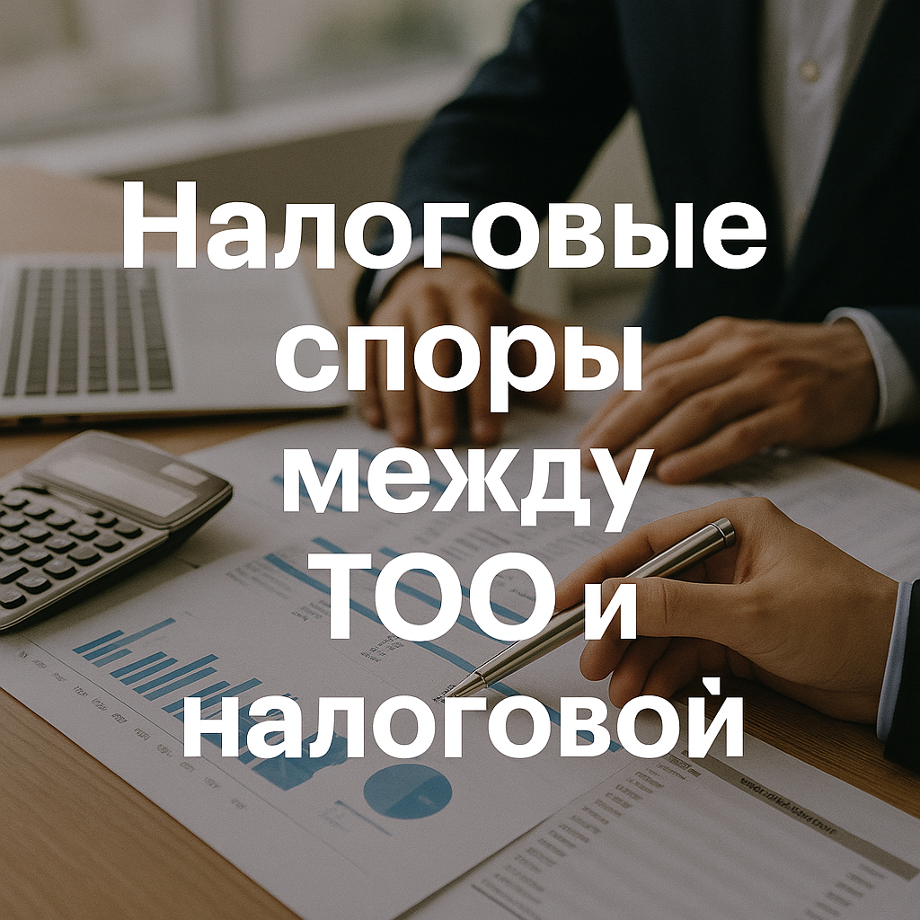 Налоговые споры между ТОО и налоговой