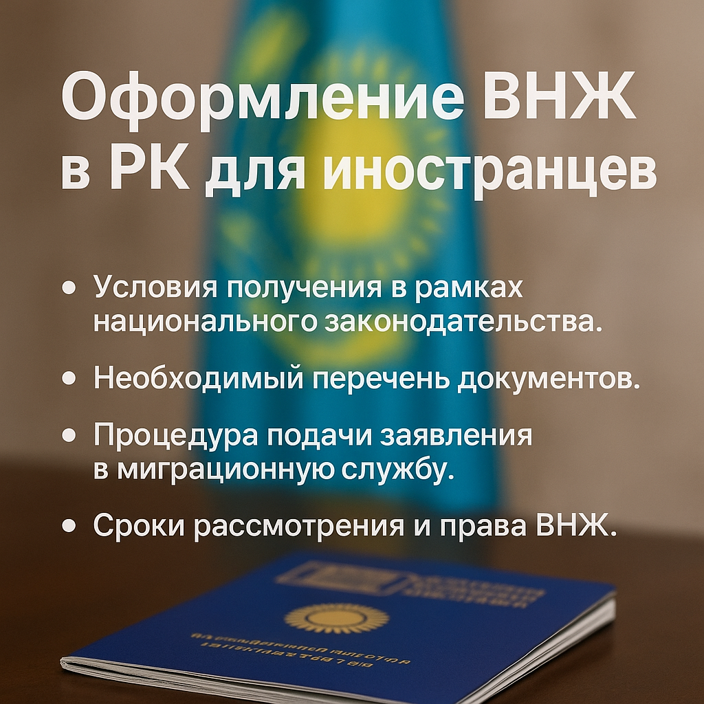 Оформление ВНЖ в РК для иностранцев