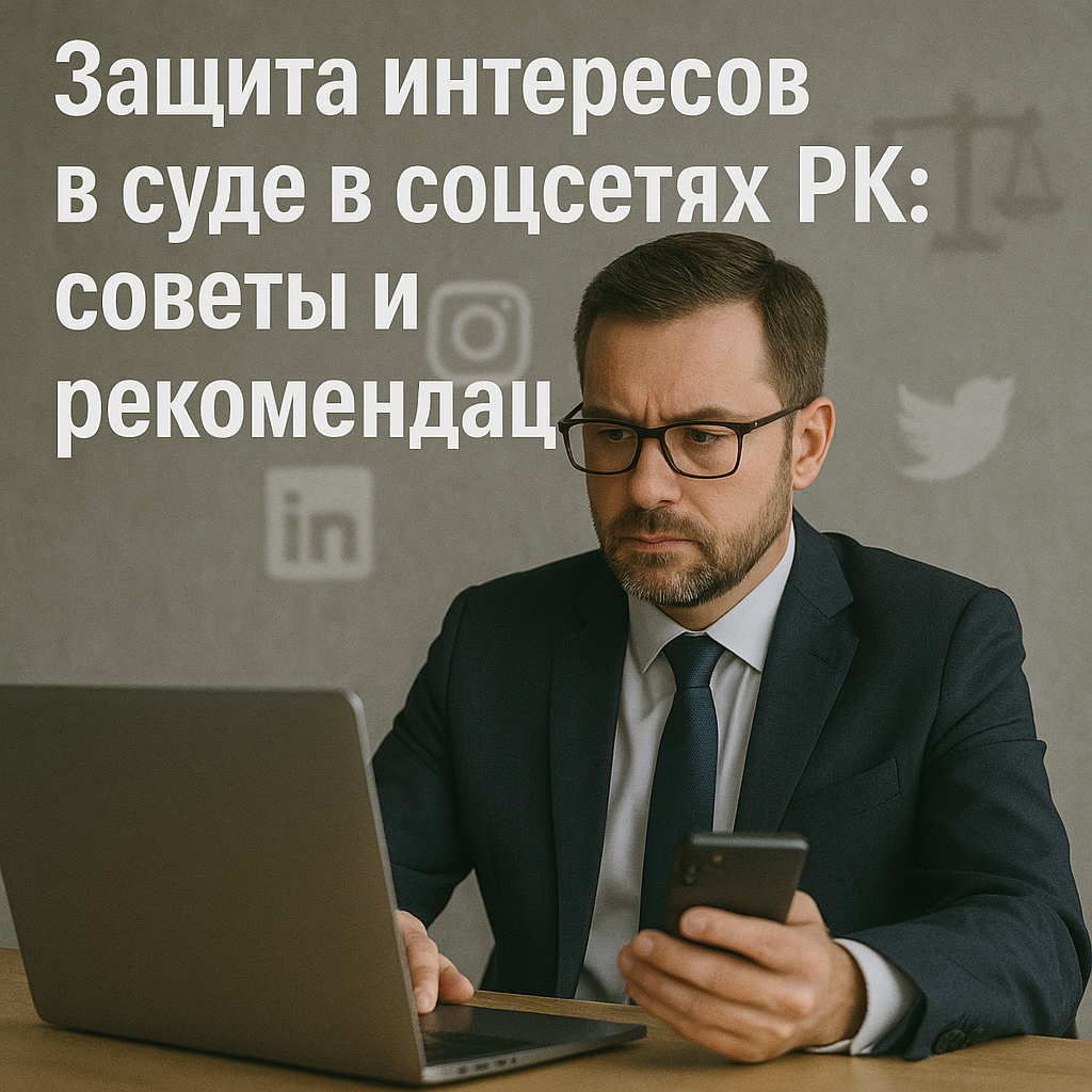 Как защитить интересы в суде в социальных сетях РК?