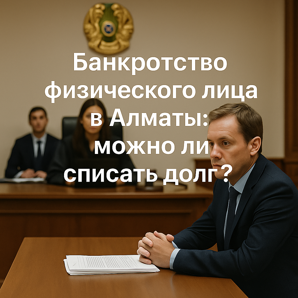 Банкротство физического лица в Алматы: можно ли списать долги?