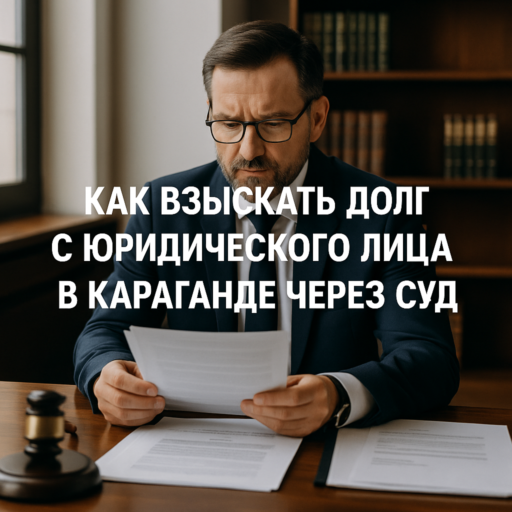 Как взыскать долг с юридического лица в Караганде через суд?