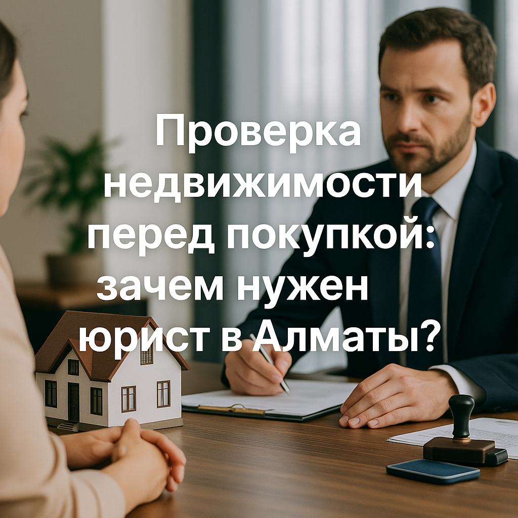 Проверка недвижимости перед покупкой: зачем нужен юрист в Алматы?