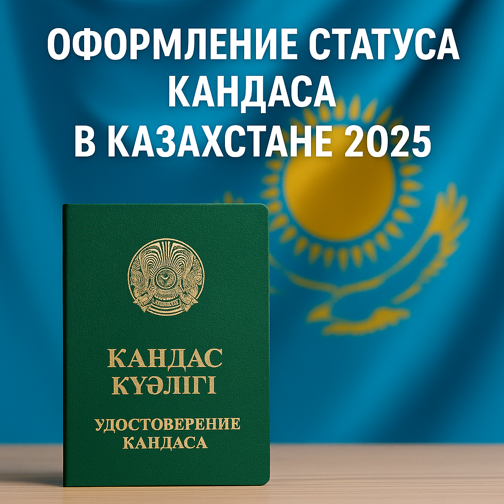 Оформление статуса кандаса в Казахстане 2025: инструкция