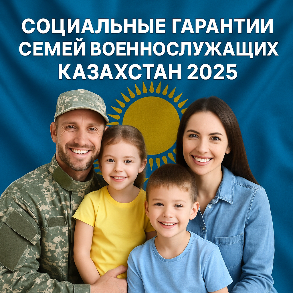 Социальные гарантии семей военнослужащих Казахстан 2025