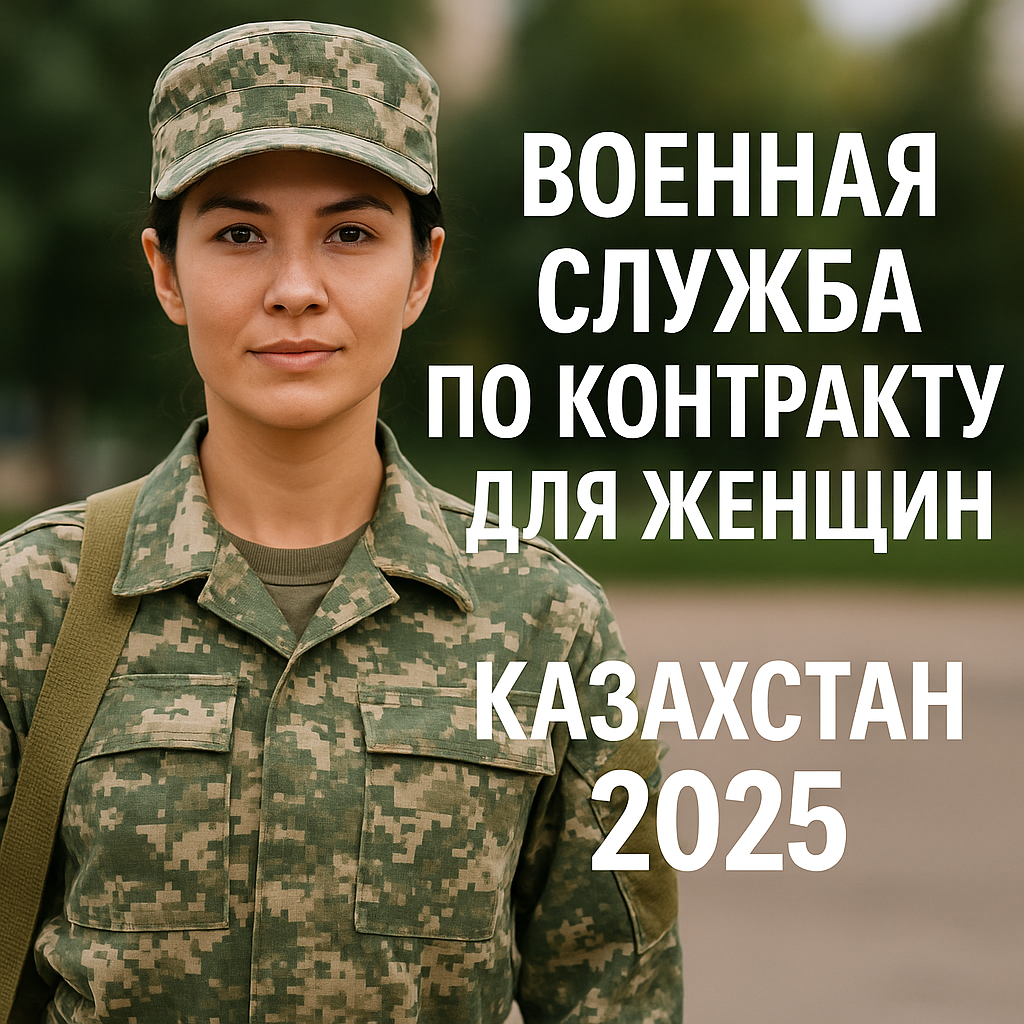 Военная служба по контракту для женщин Казахстан 2025