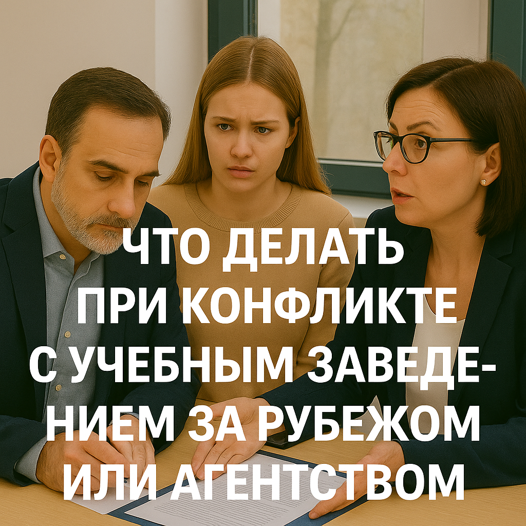 Юридическая помощь при спорах с зарубежными вузами и агентствами
