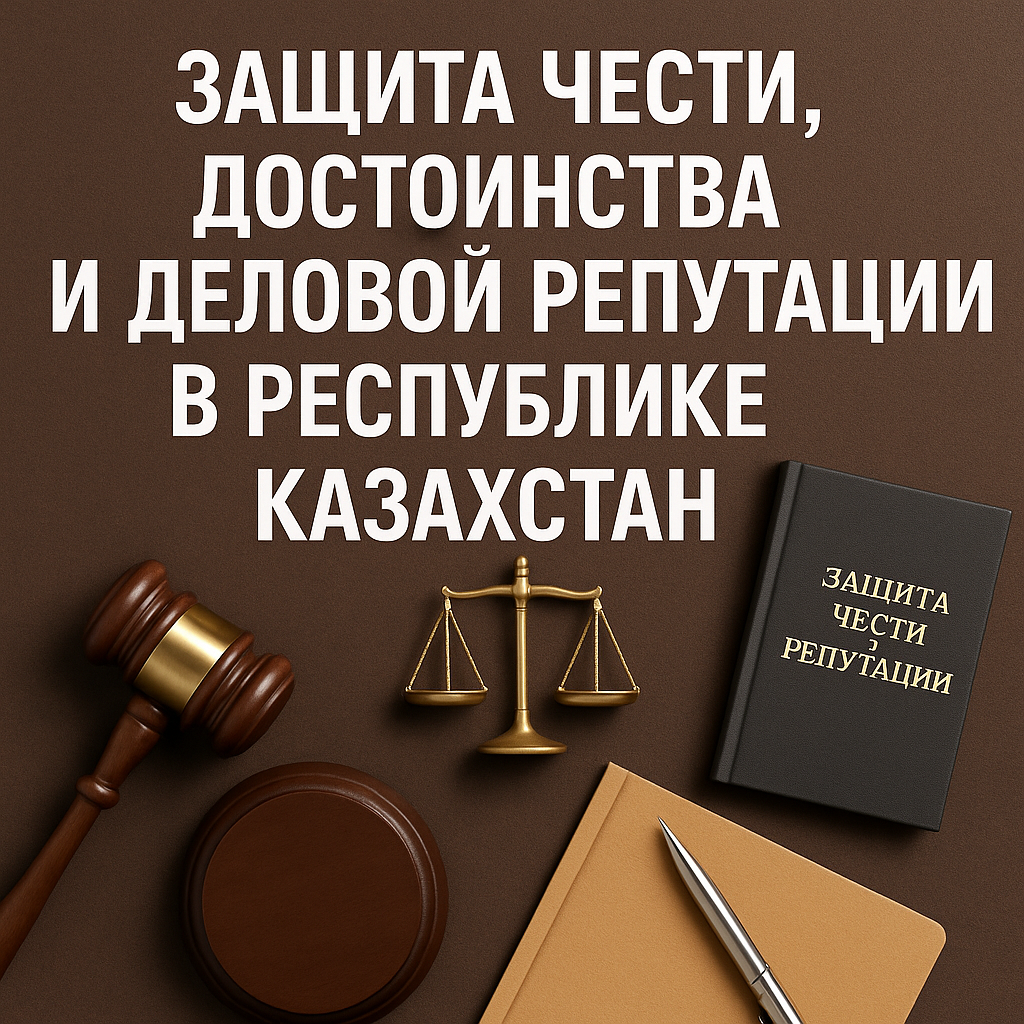 Механизмы защиты чести, достоинства и деловой репутации в законодательстве Республики Казахстан