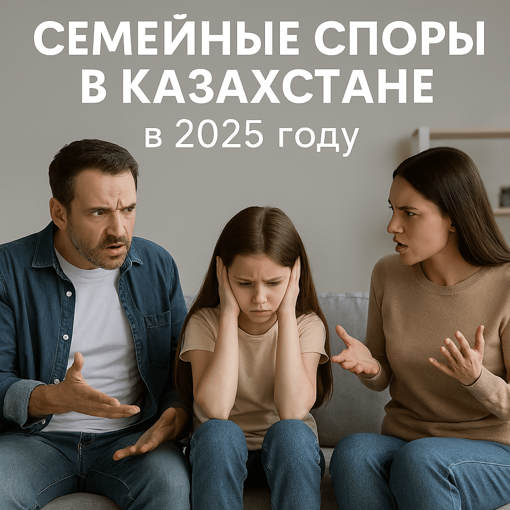 Семейные споры в Казахстане: последние тенденции в разделе имущества, алиментных обязательствах и вопросах о детях в 2025 году