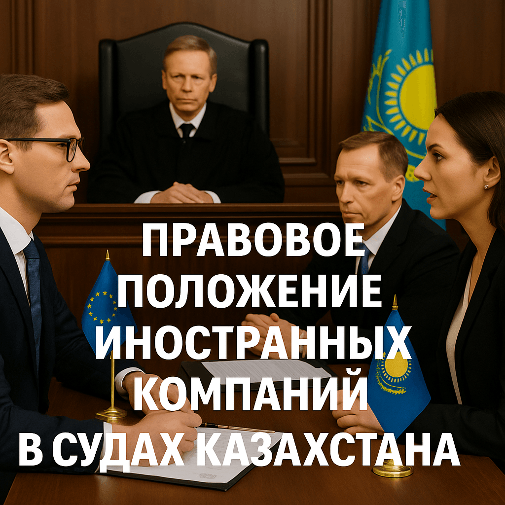 Правовое положение иностранных компаний в судах Казахстана