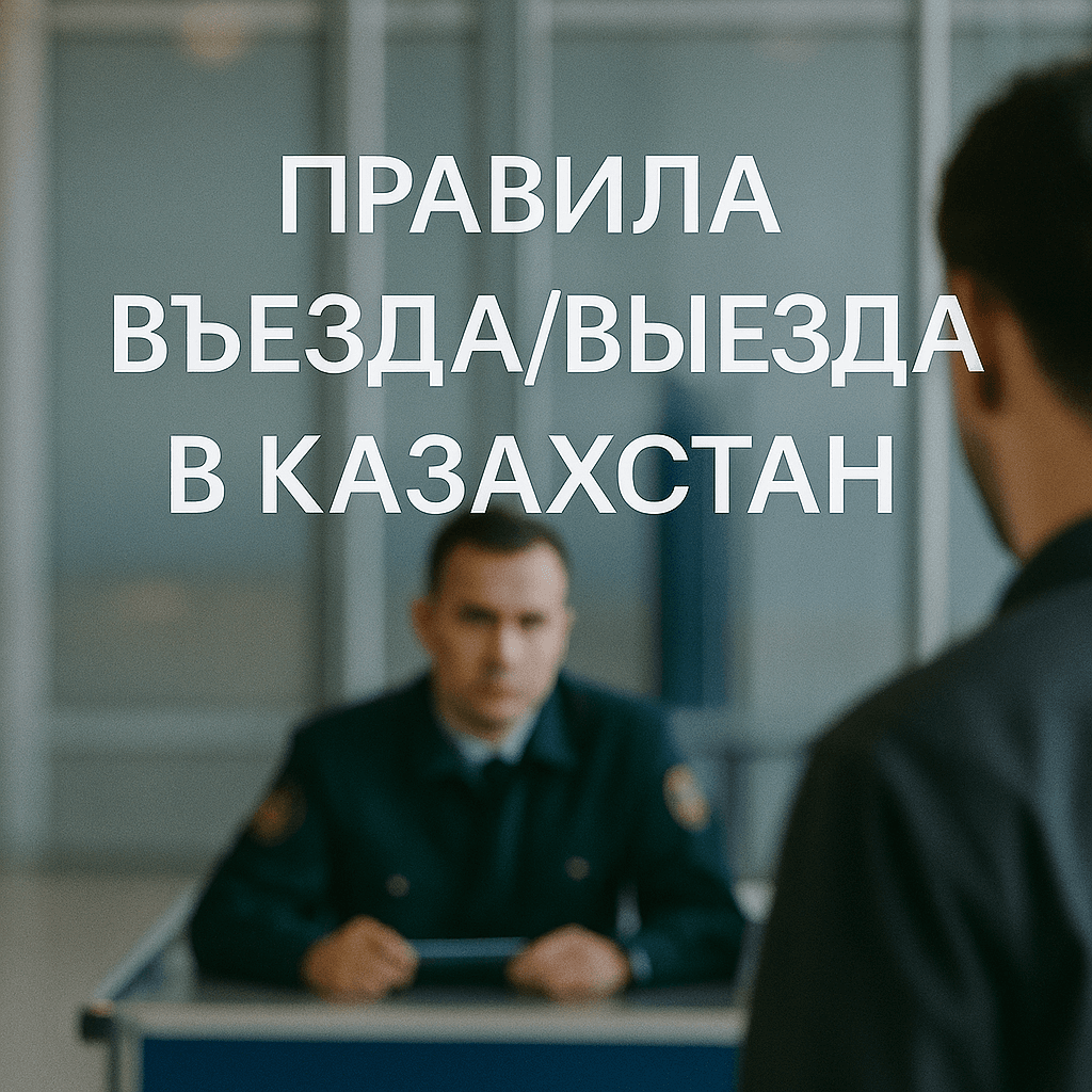 Правила въезда/выезда в Казахстан