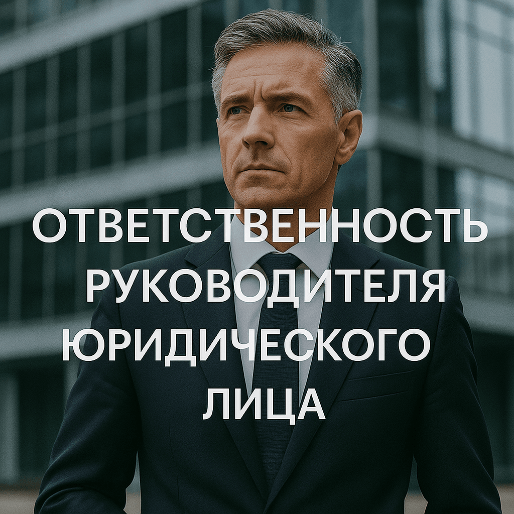Ответственность руководителя юридического лица
