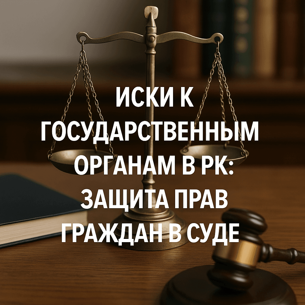 Иски к государственным органам в РК: защита прав граждан в суде 7 Иски к государственным органам в РК