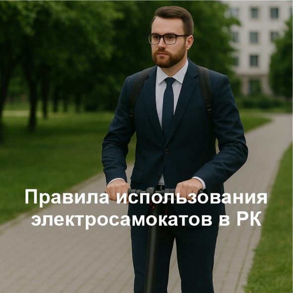 Читать: Правовое регулирование использования электросамокатов и других средств индивидуальной мобильности в городах РК