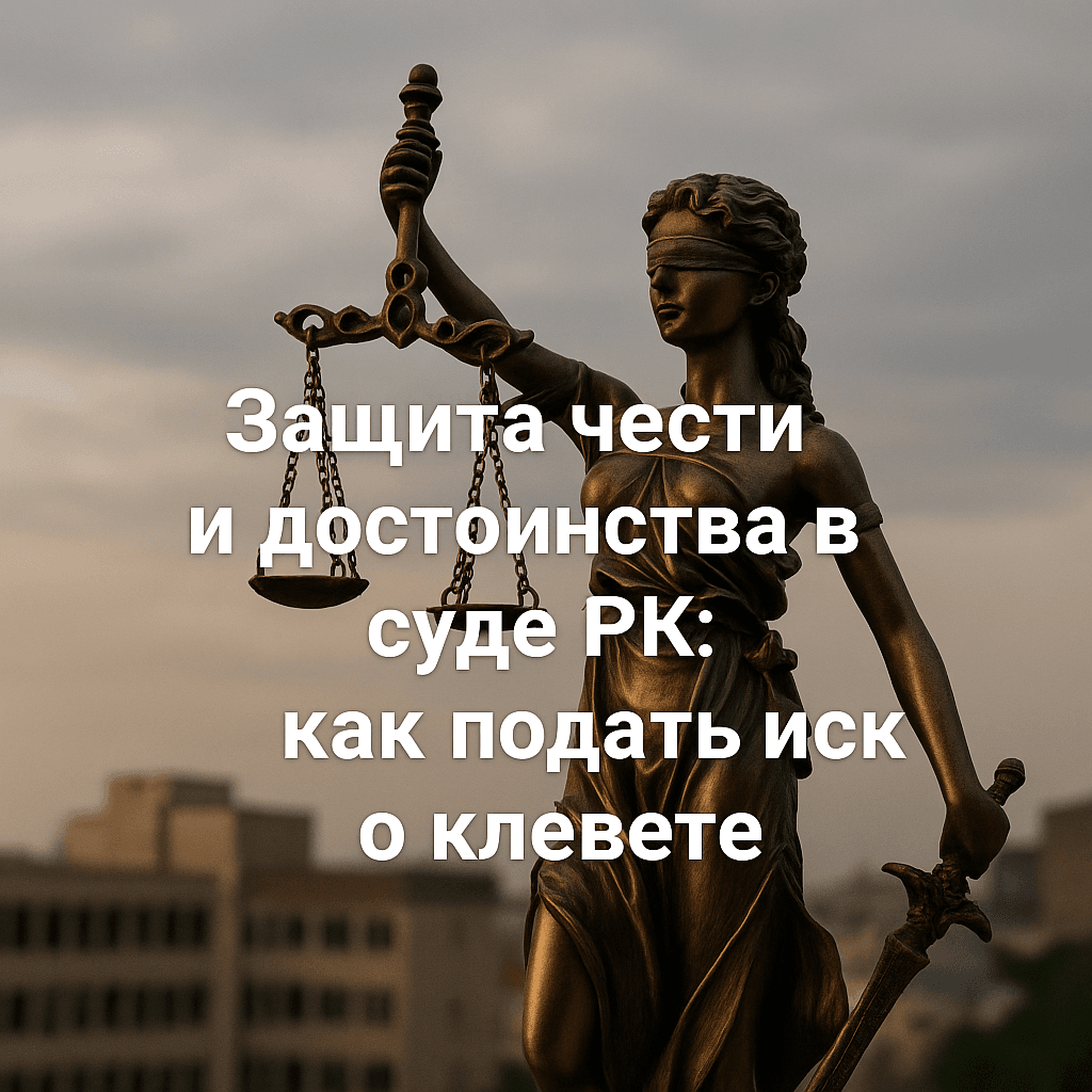 Читать: Защита чести и достоинства в суде РК: как подать иск о клевете