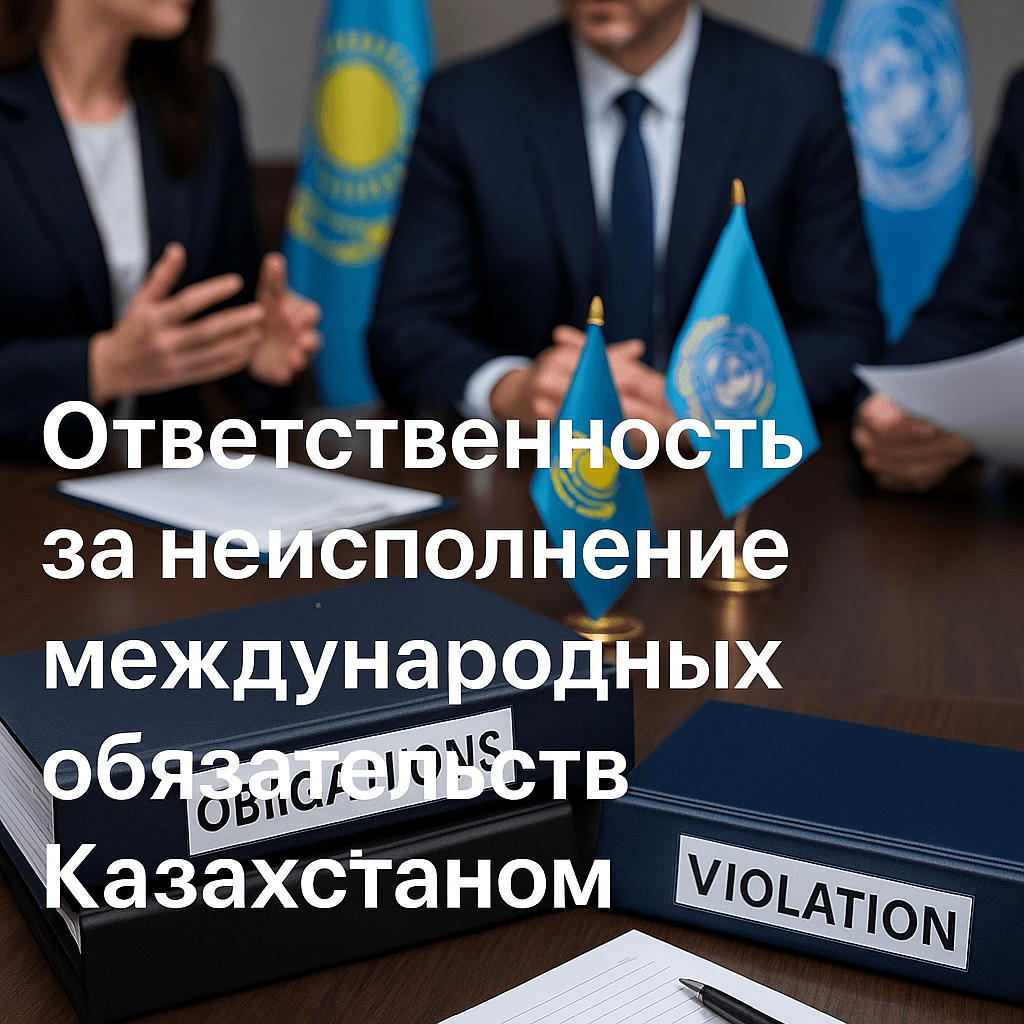 Ответственность за неисполнение международных обязательств Казахстаном