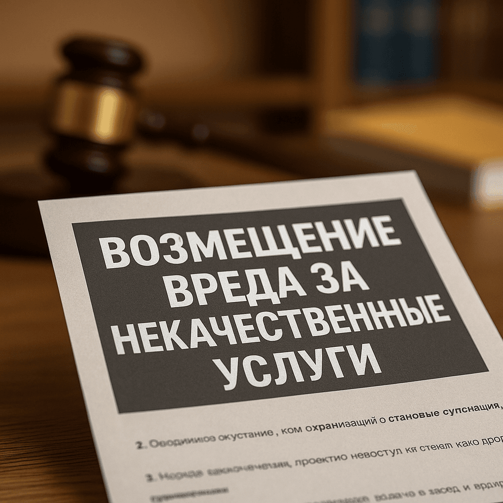 Читать: Возмещение вреда за некачественные услуги: как защитить свои права