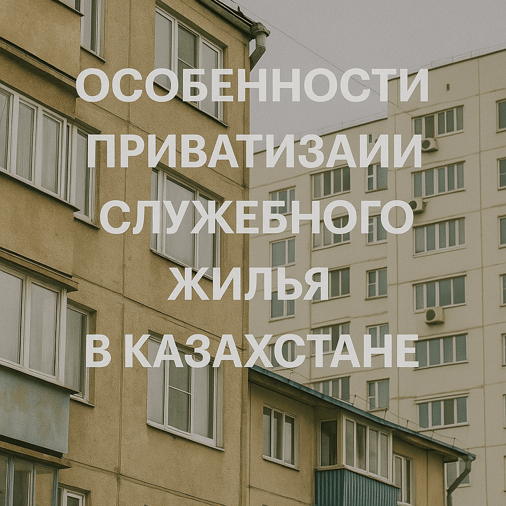 Читать: Особенности приватизации служебного жилья в Казахстане