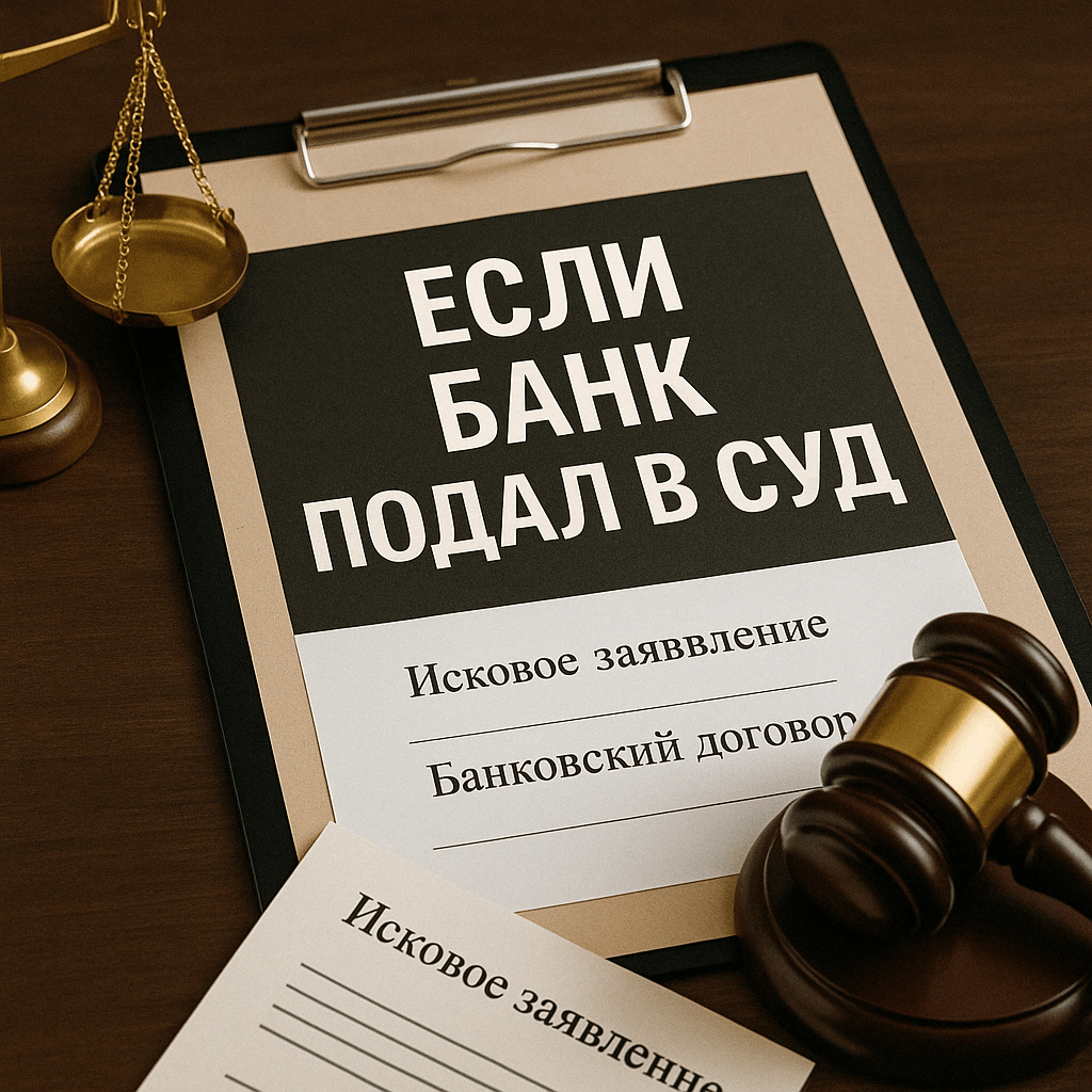 Что делать, если банк подал в суд: пошаговый план защиты