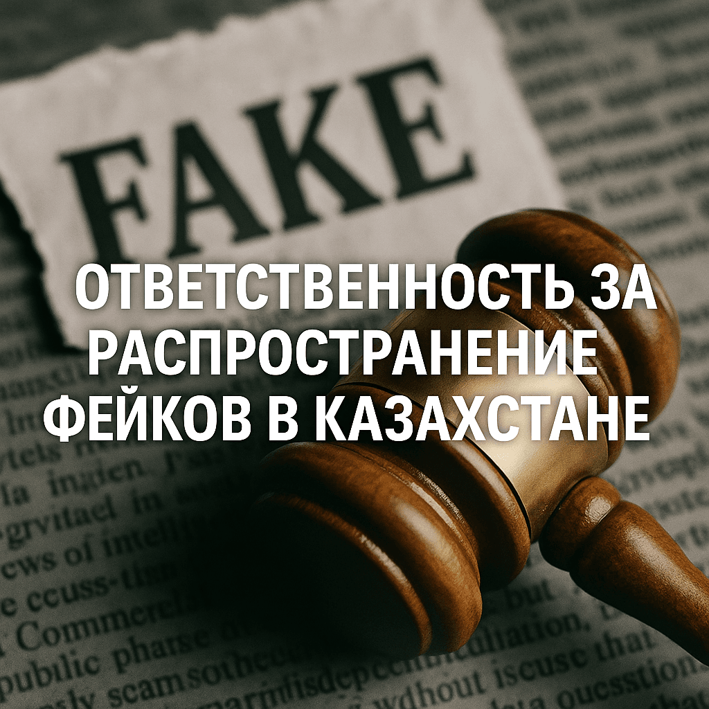 Читать: Ответственность за распространение ложной информации (фейков) в казахстанском правовом поле