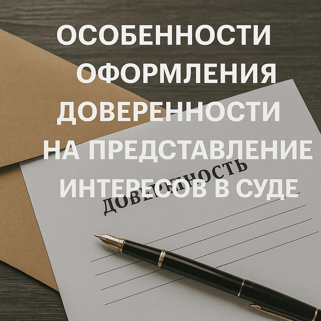 Читать: Особенности оформления доверенности на представление интересов в суде