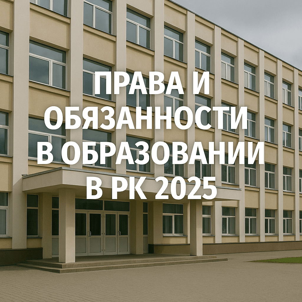 Читать: Права и обязанности участников образовательного процесса в РК в свете последних реформ (школы, вузы)
