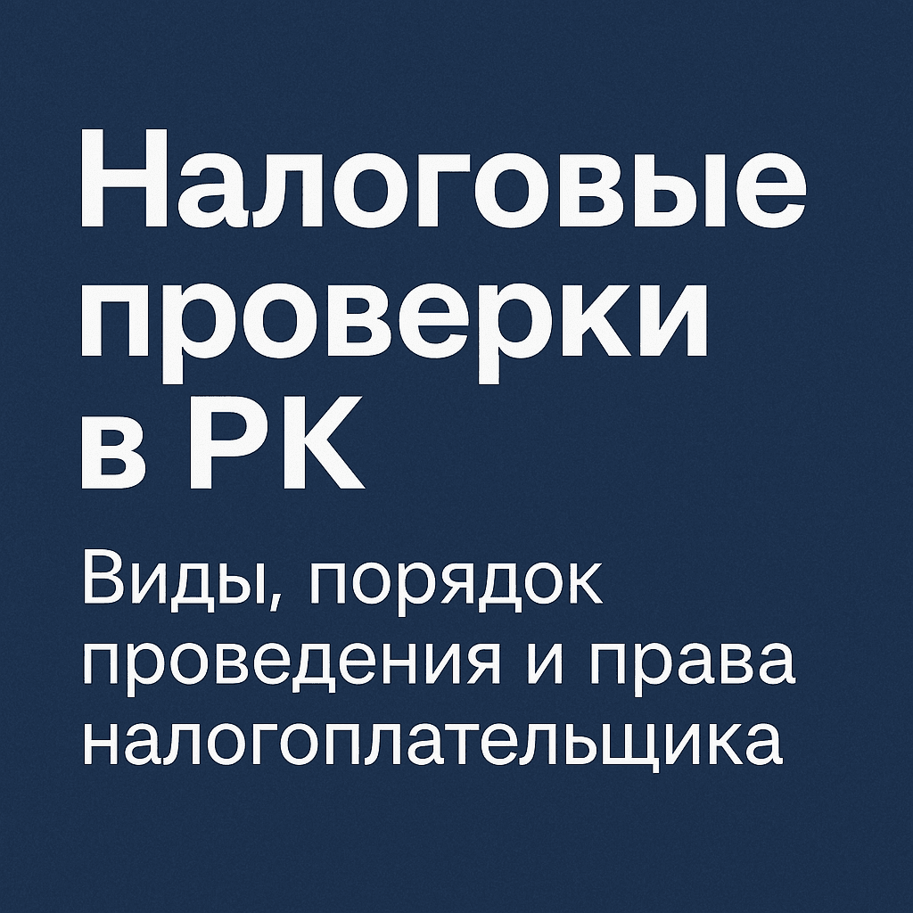 Налоговые проверки в РК: Виды, порядок проведения и права налогоплательщика