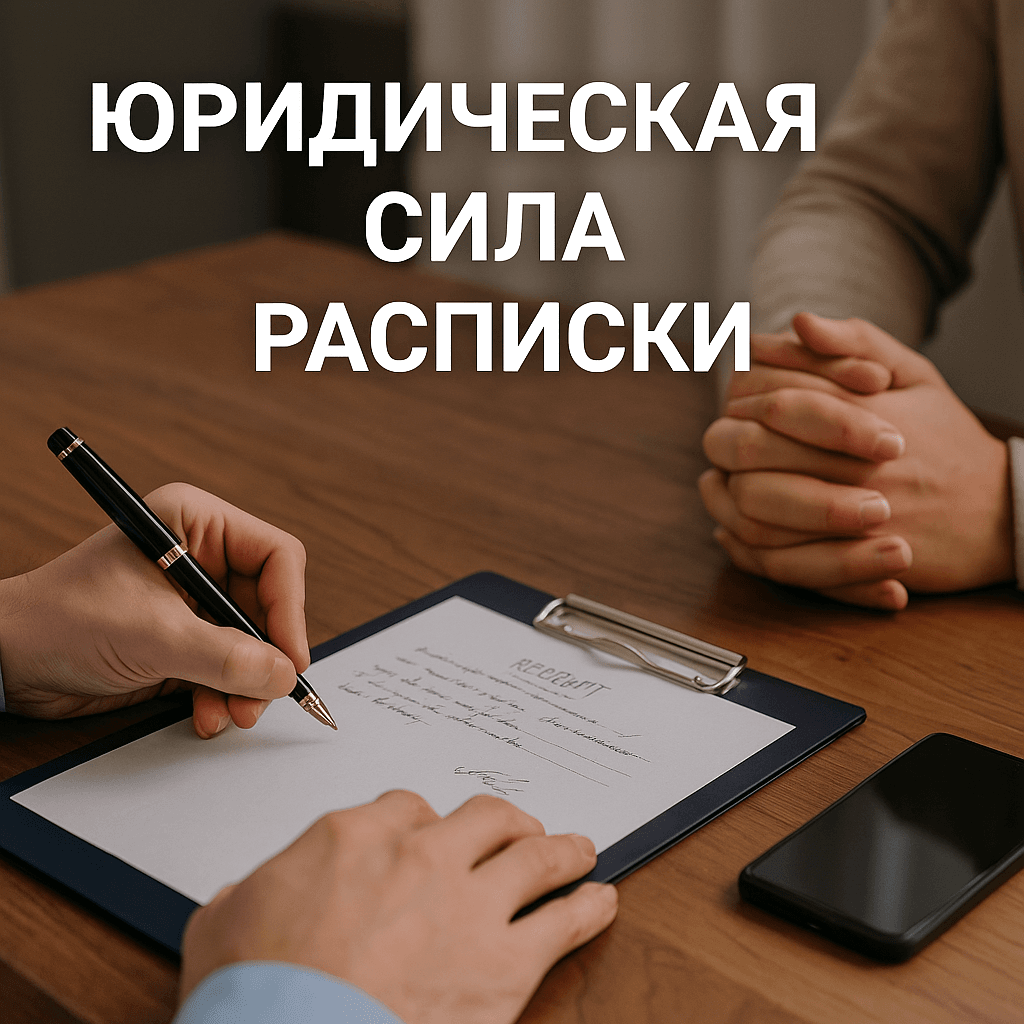 Читать: Юридическая сила расписки: когда она работает, а когда нет