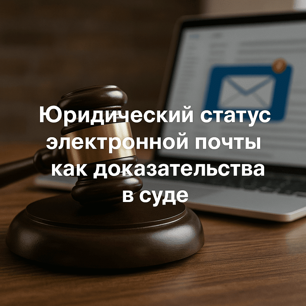 Читать: Юридический статус электронной почты как доказательства в суде