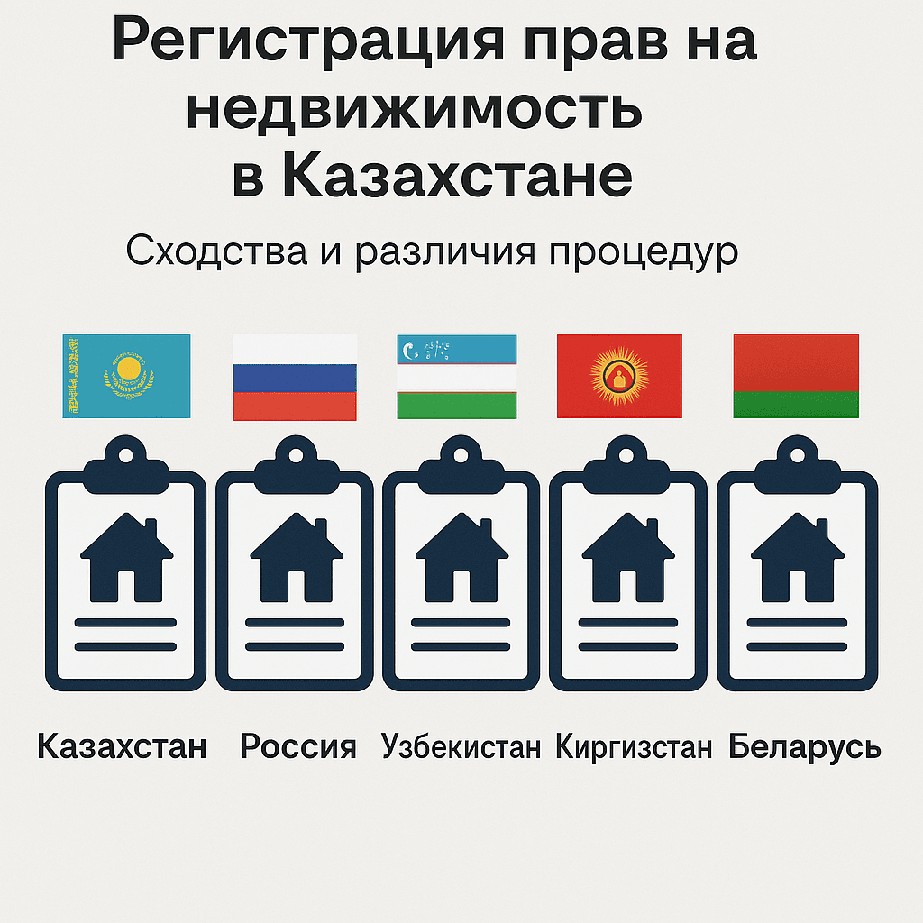 Читать: Регистрация прав на недвижимость в Казахстане и СНГ: сходства и различия процедур