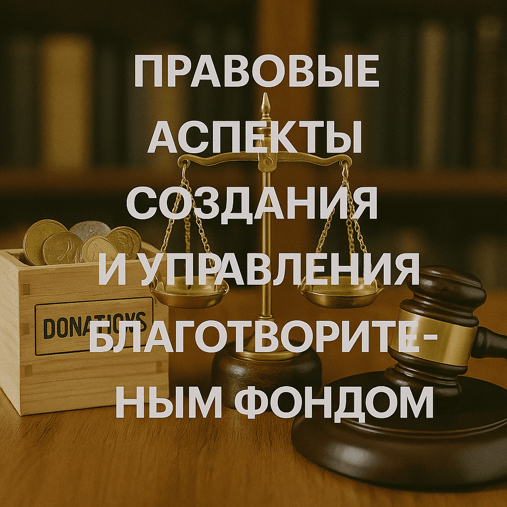 Читать: Правовые аспекты создания и управления благотворительным фондом