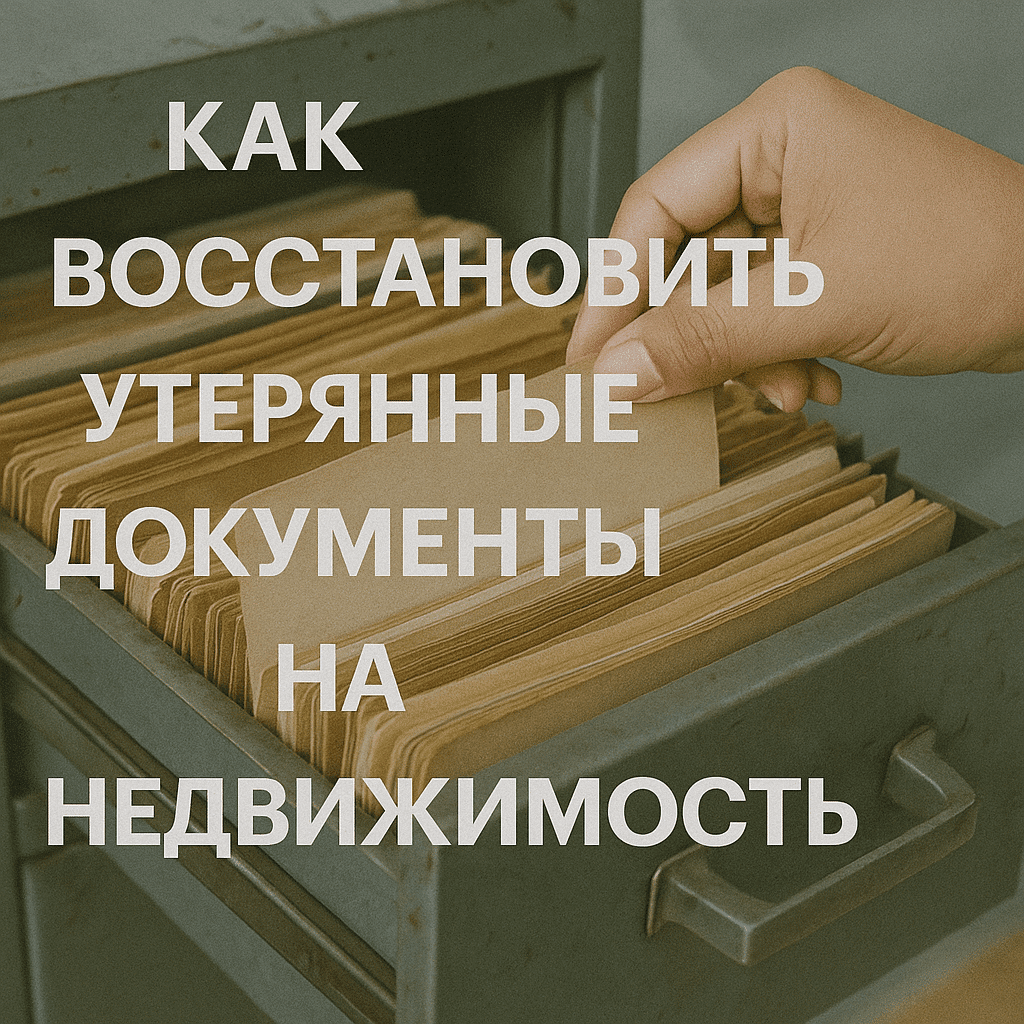 Читать: Как восстановить утерянные правоустанавливающие документы на недвижимость