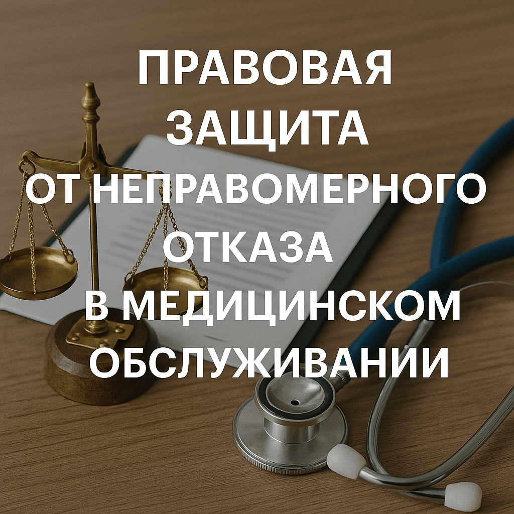 Читать: Правовая защита от неправомерного отказа в медицинском обслуживании