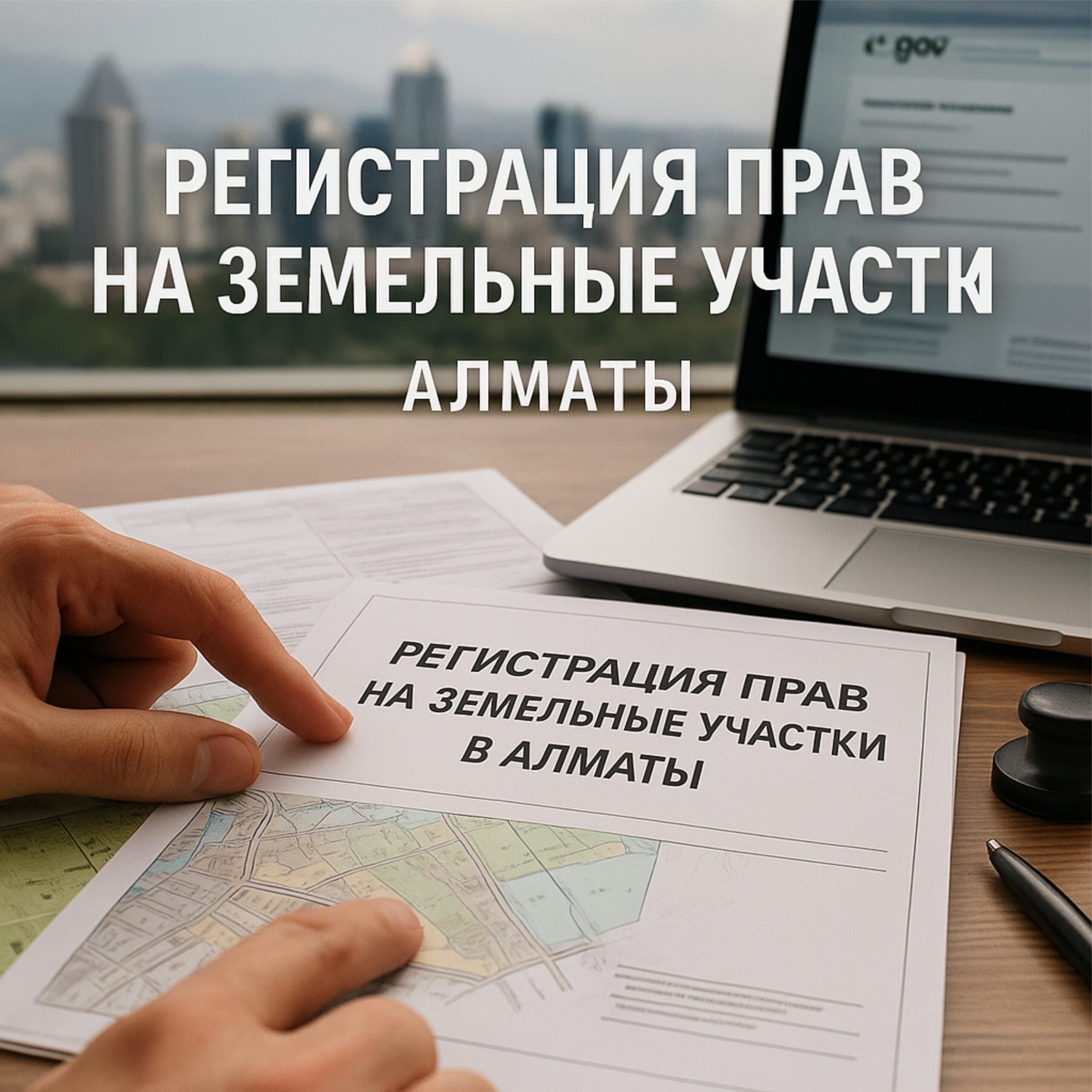 Порядок регистрации прав на земельные участки в Алма-Ате