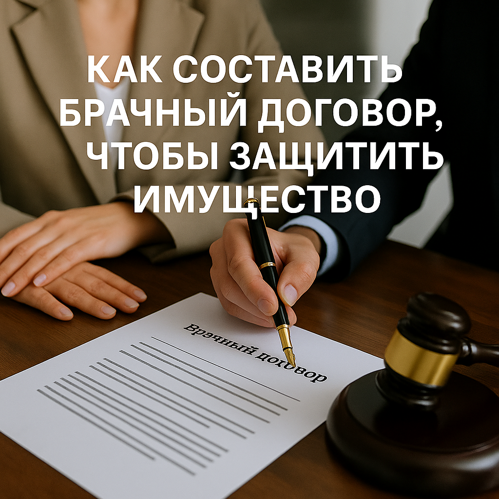 Как составить брачный договор для защиты имущества
