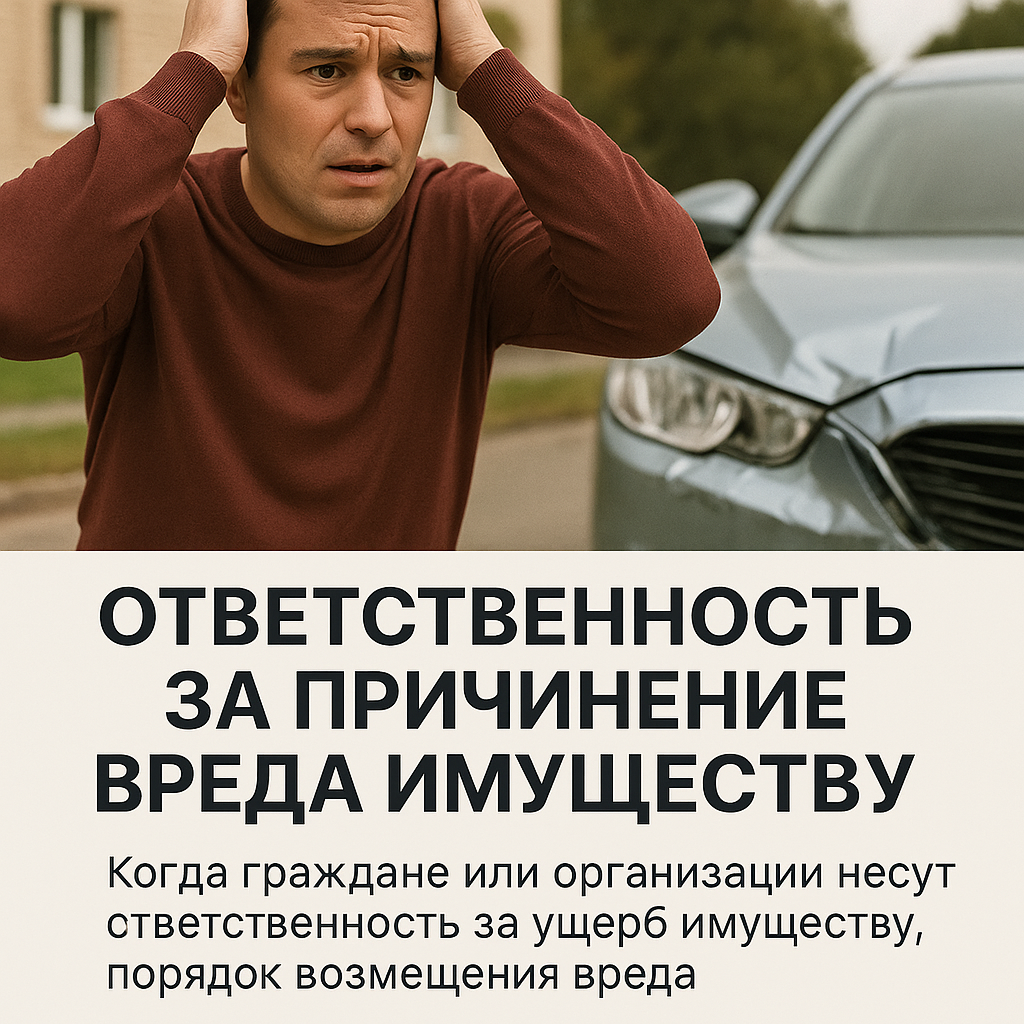 Ответственность за причинение вреда имуществу